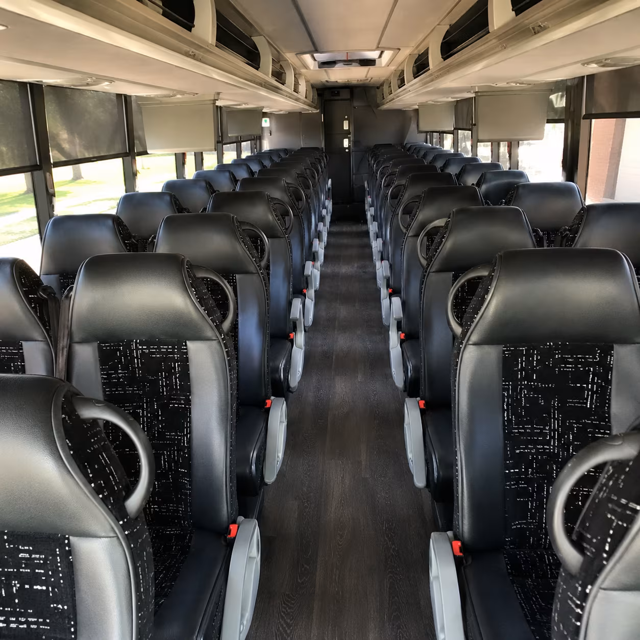 cincinnati charter bus interior