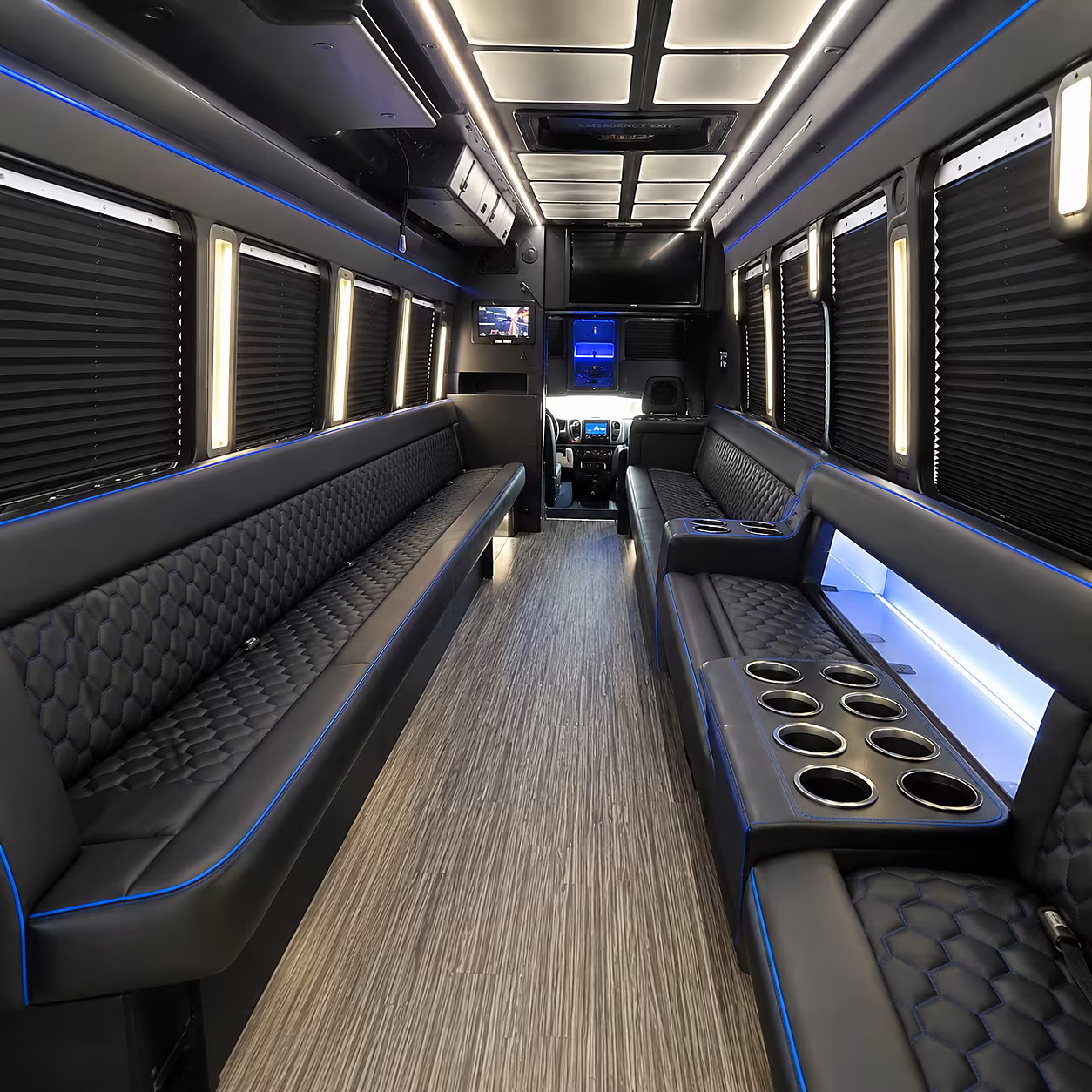 cincinnati party bus rentals inside